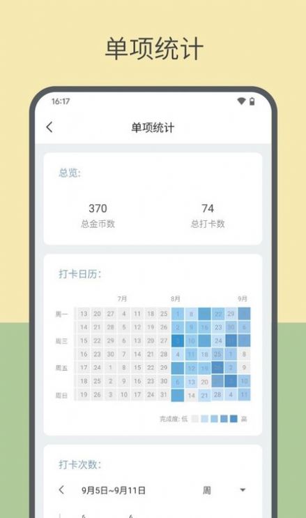 元气打卡软件截图